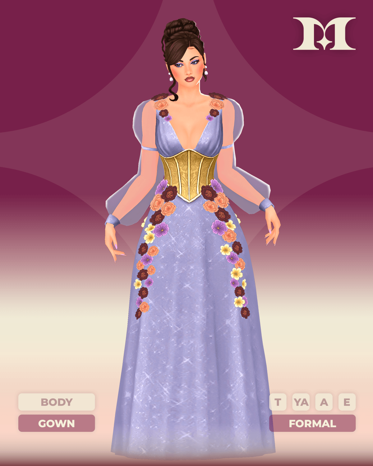 Платье Ethereal Bloom Ball Gown